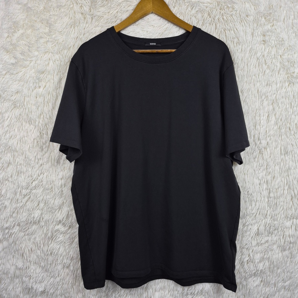 Sene Mens 2XL Black Peruvian Pima Cotton T-Shirt Pegasus Logo Streetwear